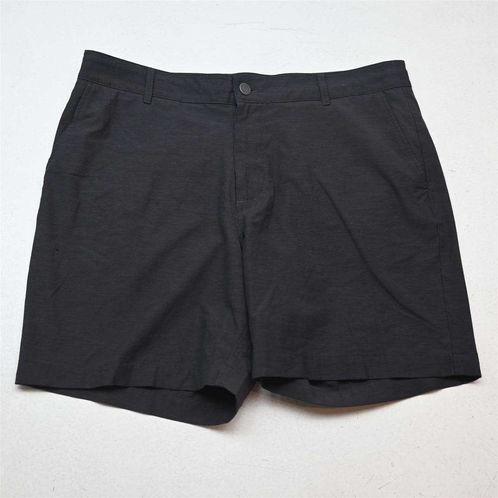 Faherty 35x6.5" Dark Gray All Day Everyday Performance Drawstring Mens Shorts